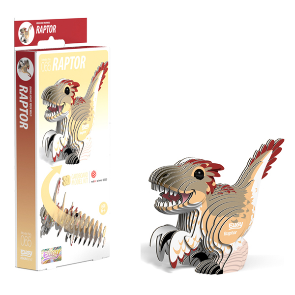 Eugy 65 Raptor Card 3D Puzzle