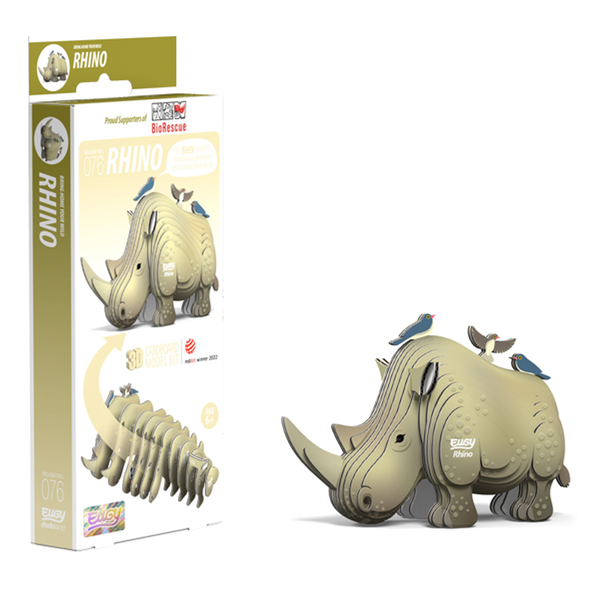 Eugy 76 Rhino Card 3D Puzzle