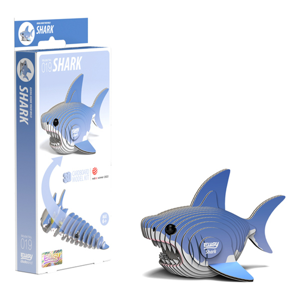 Eugy 19 Shark Card 3D Puzzle