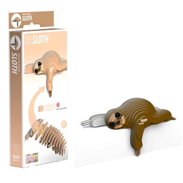 Eugy 32 Sloth Card 3D Puzzle