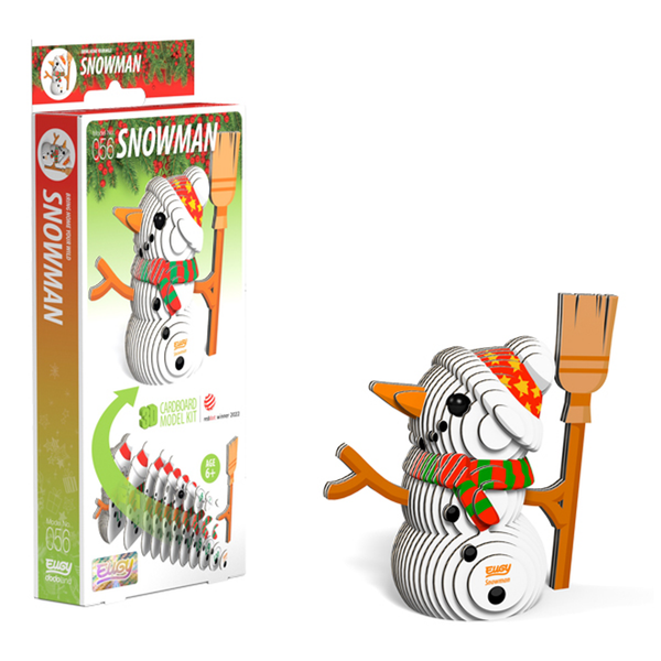 Eugy 56 Snowman Card 3D Puzzle