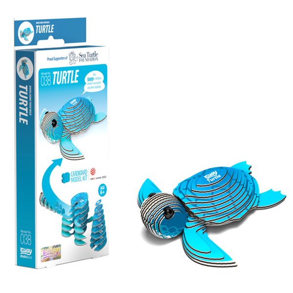 Eugy 38 Turtle Card 3D Puzzle