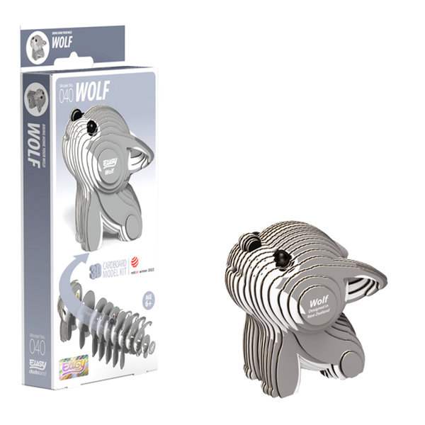 Eugy 40 Wolf Card 3D Puzzle