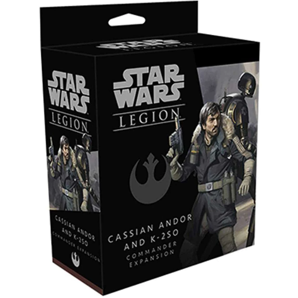 Atomic Mass Games Star Wars Legion - Rebel Alliance - Commander Expansion - Cassian Andor and K-2SO