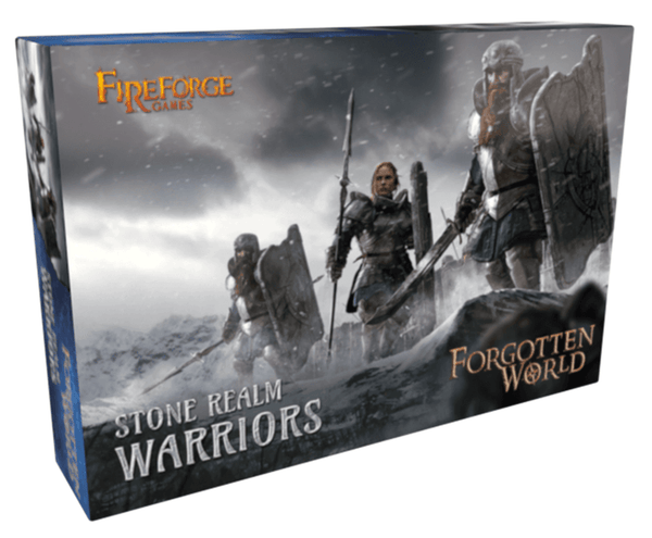 Fireforge Games 28mm Forgotten World - Stone Realm Dwarf Warriors