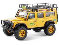 FMS 1/24 Land Rover Defender D110 RTR Yellow Off-Road Vehicle