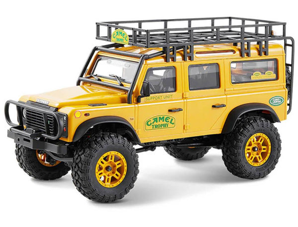 FMS 1/24 Land Rover Defender D110 RTR Yellow Off-Road Vehicle