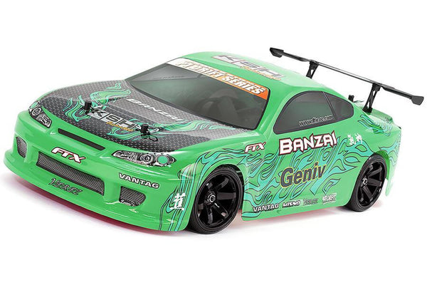 FTX RC 1/10 Banzai 2.4Ghz 4WD RTR Brushed Drift Car Green