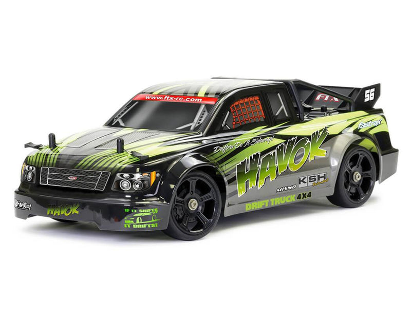 FTX RC 1/14 Havoc 4WD RTR Brushed Drift Truck Yellow