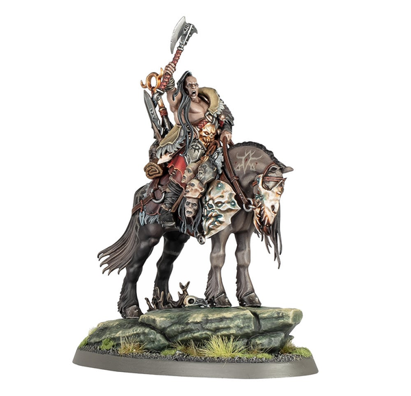 Games Workshop Age of Sigmar - Slaves to Darkness - Darkoath Chieftain on Warsteed