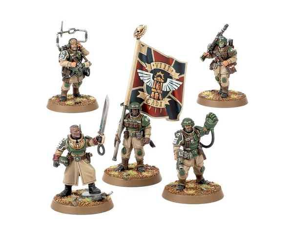 Games Workshop Warhammer 40,000 - Astra Militarum - Cadian Command Squad