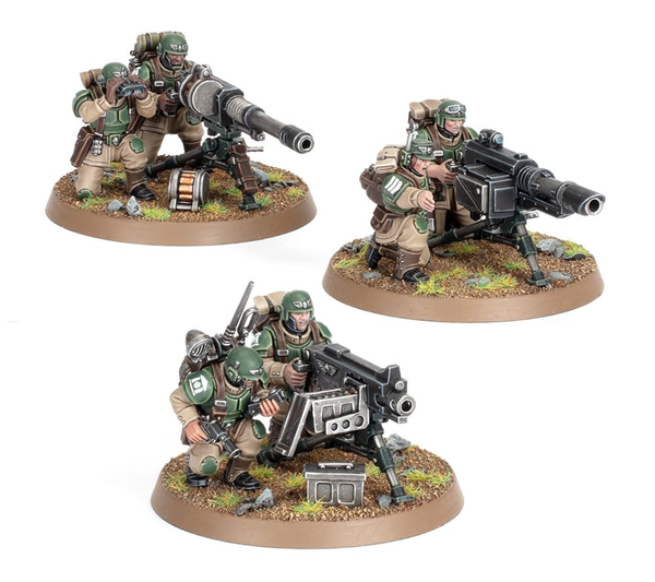 Games Workshop Warhammer 40,000 - Astra Militarum - Cadian Heavy Weapon Squad