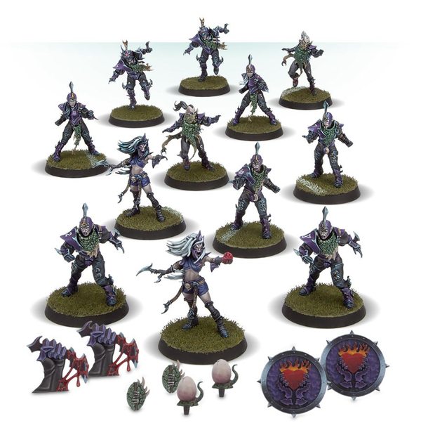 Games Workshop Blood Bowl - Team - Dark Elf Team - Naggaroth Nightmares