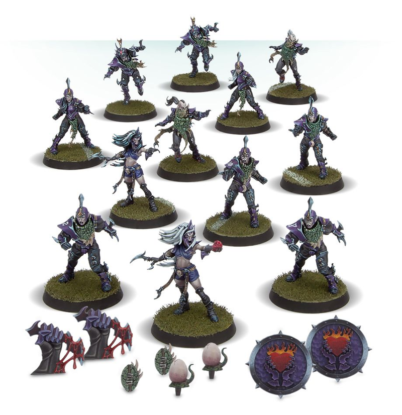 Games Workshop Blood Bowl - Team - Dark Elf Team - Naggaroth Nightmares