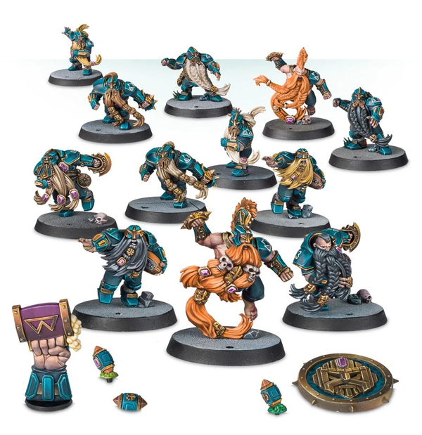 Games Workshop Blood Bowl - Team - Dwarf Team - The Dwarf Giants