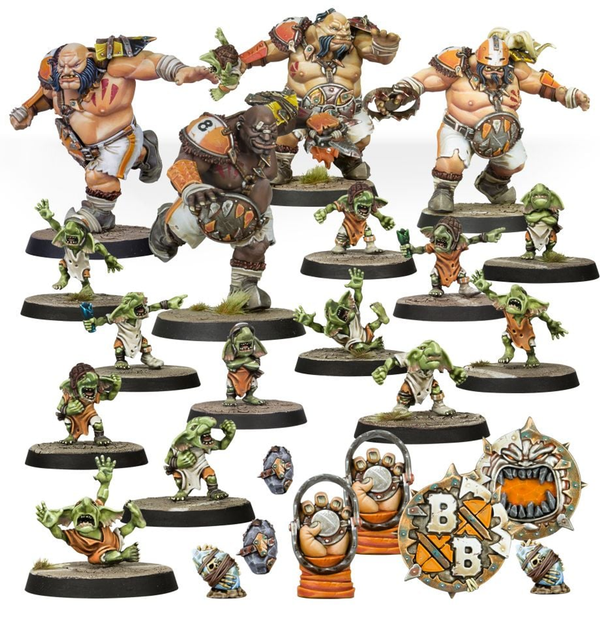 Games Workshop Blood Bowl - Team - Ogre Team - The Fire Mountain Gut Busters