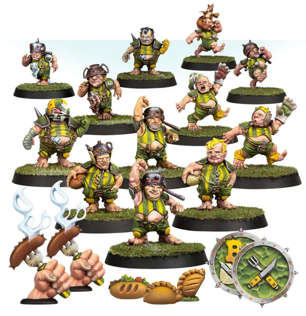 Games Workshop Blood Bowl - Team - Halfling Team - The Greenfield Grasshuggers