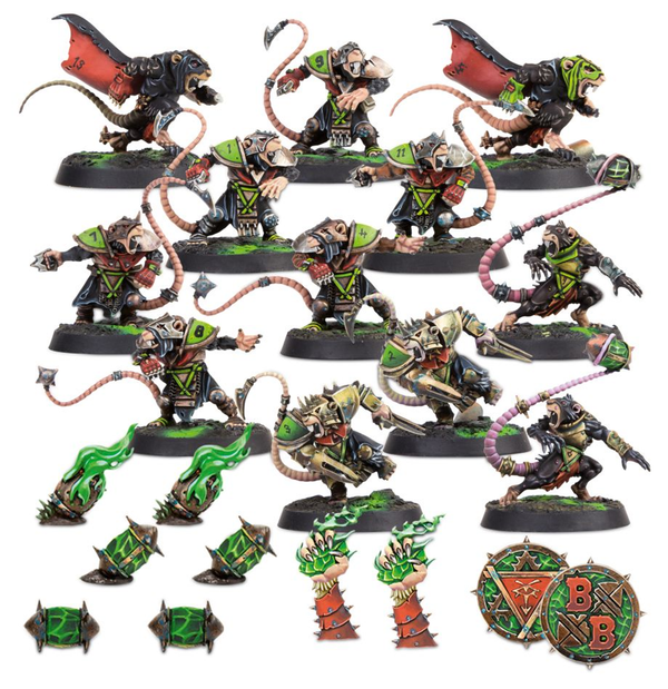 Games Workshop Blood Bowl - Team - Skaven Team - The Skavenblight Scramblers