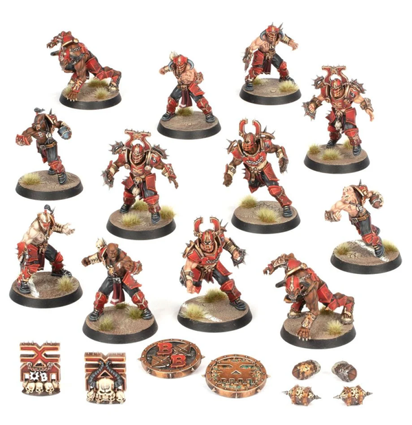 Games Workshop Blood Bowl - Team - Khorne Team - The Skull-tribe Slaughterers