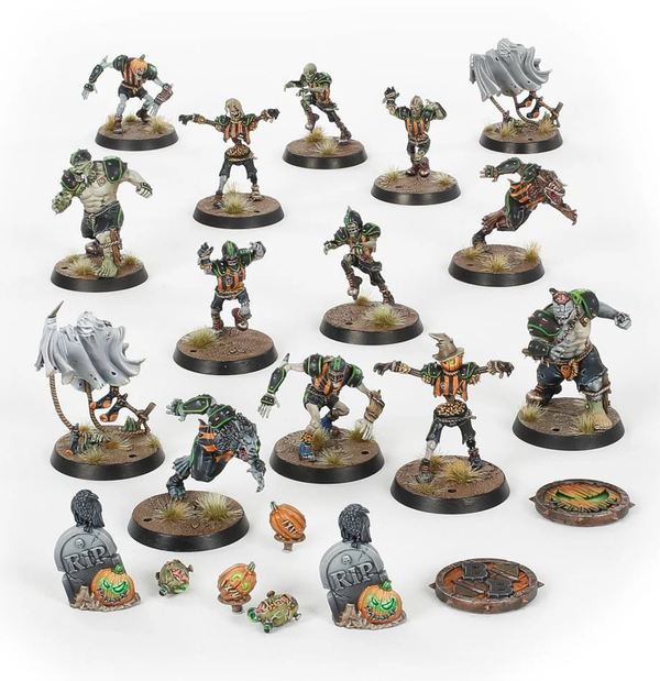 Games Workshop Blood Bowl - Team - Necromantic Horror Team - The Wolfenburg Crypt-stealers