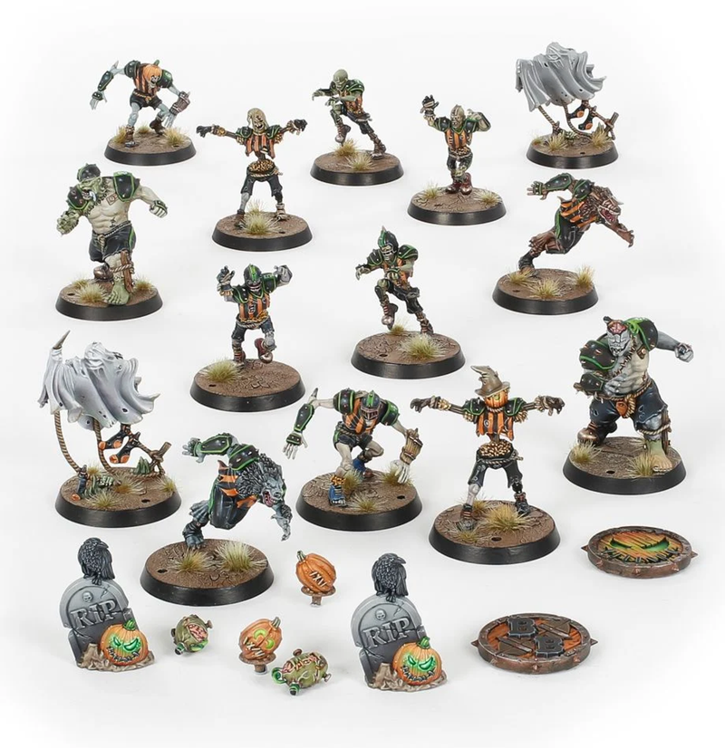 Games Workshop Blood Bowl - Team - Necromantic Horror Team - The Wolfenburg Crypt-stealers