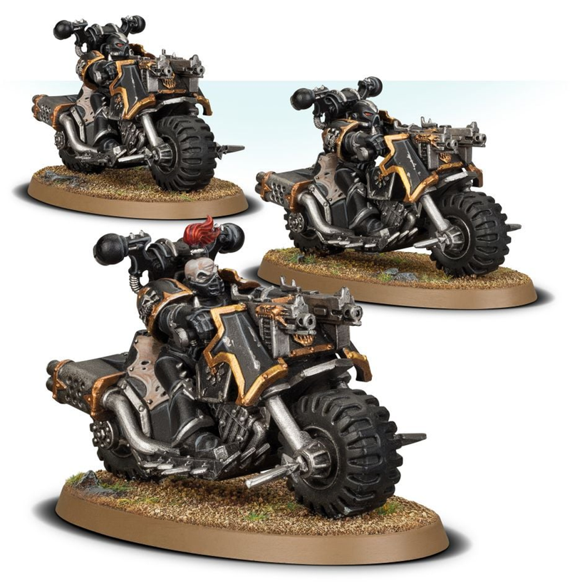 Games Workshop Warhammer 40,000 - Chaos Space Marines - Bikers