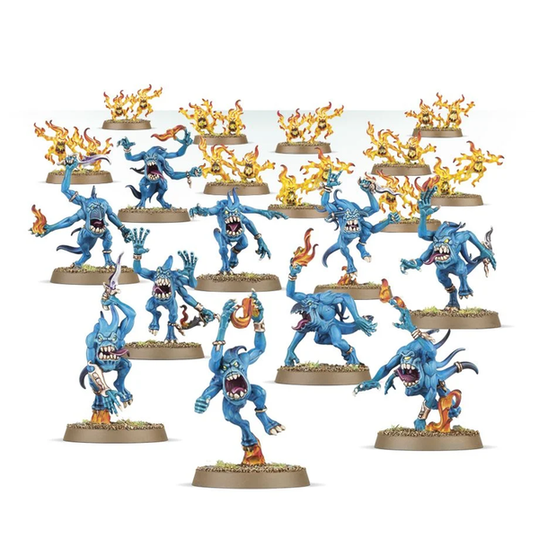 Games Workshop Age of Sigmar - Disciples of Tzeentch - Blue Horrors & Brimstone Horrors