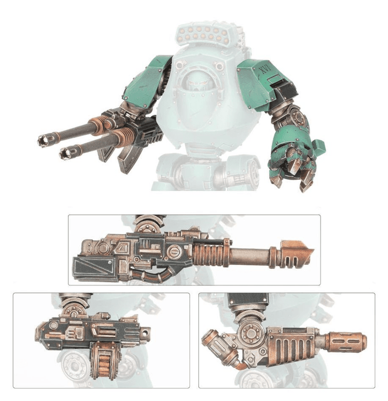 Games Workshop Horus Heresy - Legiones Astartes - Contemptor Dreadnought - Weapons Frame 1