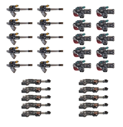 Games Workshop Horus Heresy - Legiones Astartes - Heavy Weapons Upgrade Set 3 - Volkite Culverins, Lascannons, and Autocannons