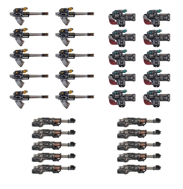 Games Workshop Horus Heresy - Legiones Astartes - Heavy Weapons Upgrade Set 3 - Volkite Culverins, Lascannons, and Autocannons