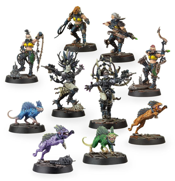 Games Workshop Necromunda - Escher - Death-maidens and Wyld Runners