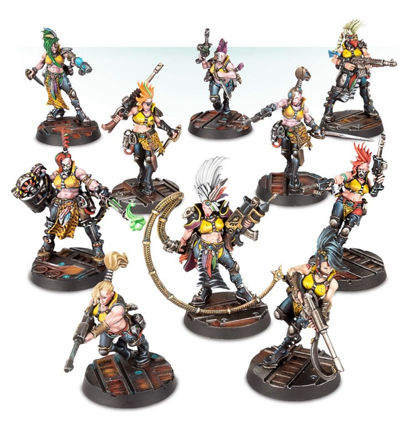 Games Workshop Necromunda - Escher - Gang