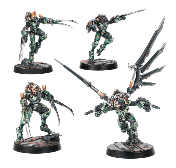Games Workshop Necromunda - Spyre Hunters - Malcadon, Yeld & Jakara