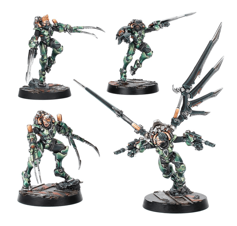 Games Workshop Necromunda - Spyre Hunters - Malcadon, Yeld & Jakara