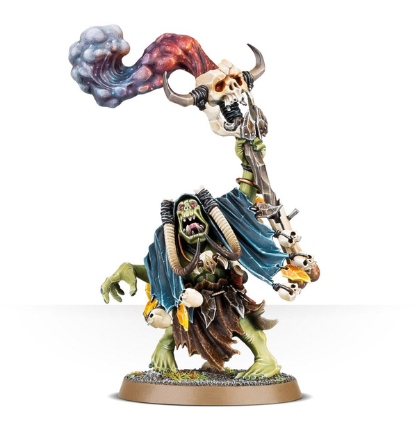Games Workshop Age of Sigmar - Orruk Warclans - Ironjawz - Weirdnob Shaman