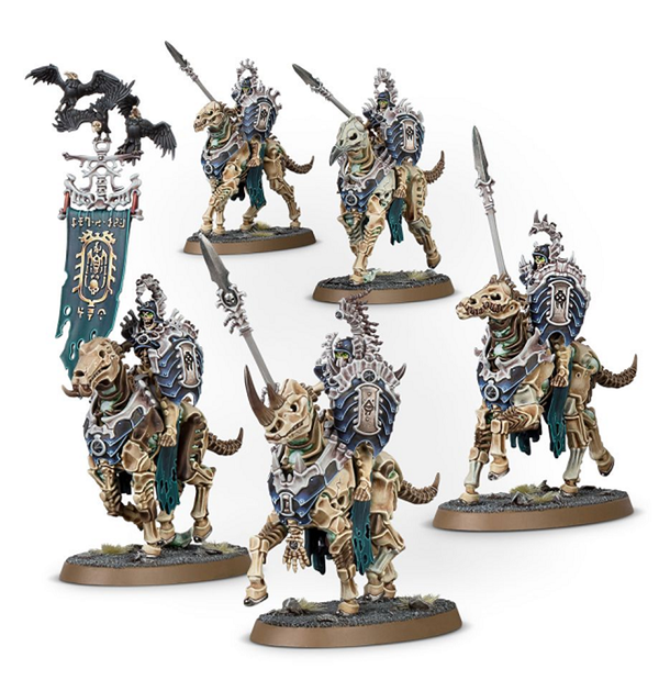 Games Workshop Age of Sigmar - Ossiarch Bonereapers - Kavalos Deathriders