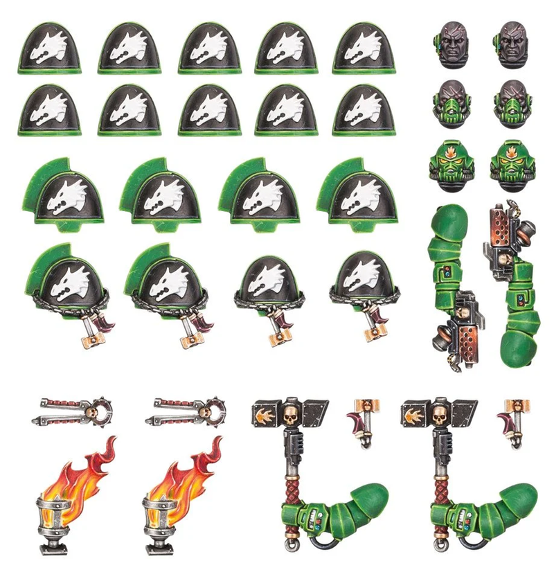 Games Workshop Warhammer 40,000 - Salamanders - Primaris Upgrades and Transfers