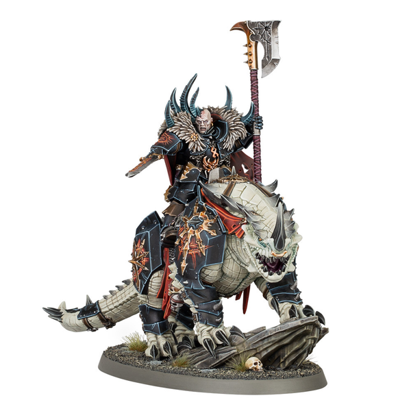 Games Workshop Age of Sigmar - Slaves to Darkness - Chaos Lord on Karkadrak
