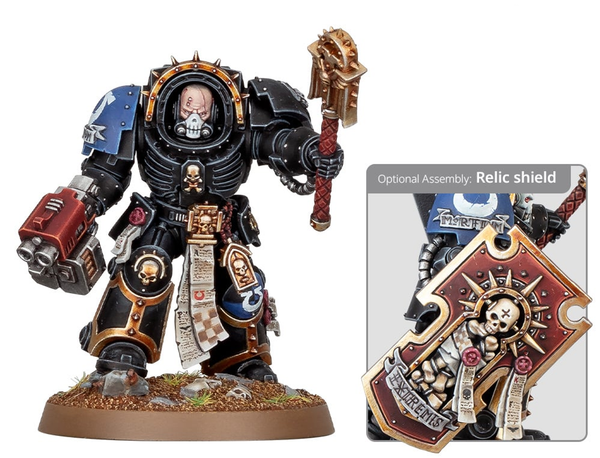 Games Workshop Warhammer 40,000 - Space Marines - Chaplain in Terminator Armour