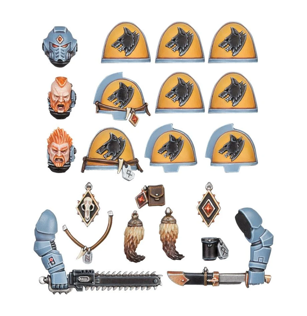 Games Workshop Warhammer 40,000 - Space Wolves - Primaris Upgrades