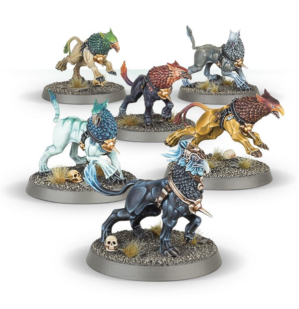 Games Workshop Age of Sigmar - Stormcast Eternals - Gryph-Hounds