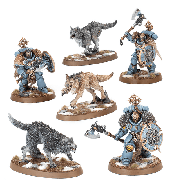 Games Workshop Warhammer 40,000 - Space Wolves - Wolf Guard Headtakers