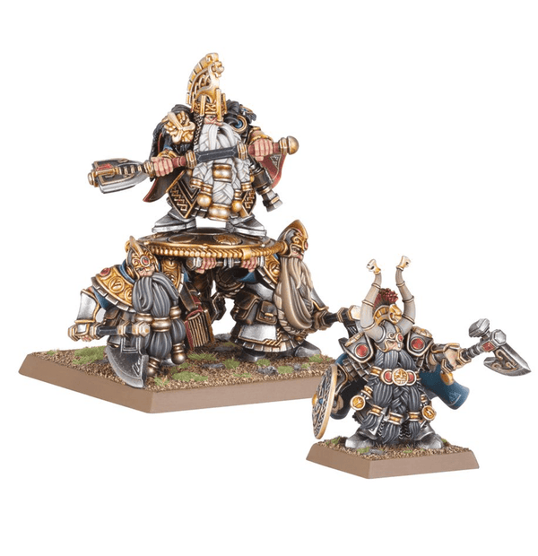 Games Workshop Warhammer The Old World - Dwarfen Mountain Holds - Dwarf Lords with Shieldbearers