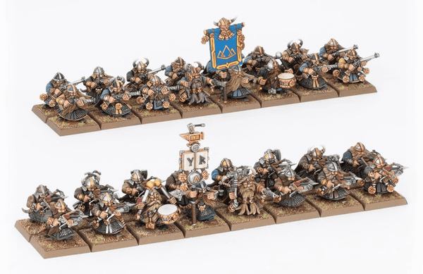 Games Workshop Warhammer The Old World - Dwarfen Mountain Holds - Dwarf Quarrellers and Thunderers