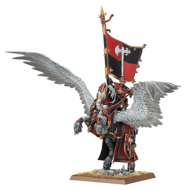 Games Workshop Warhammer The Old World - Kingdom of Bretonnia - Battle Standard Bearer on Royal Pegasus