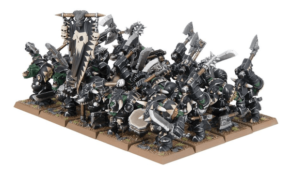 Games Workshop Warhammer The Old World - Orc & Goblin Tribes - Black Orc Mob