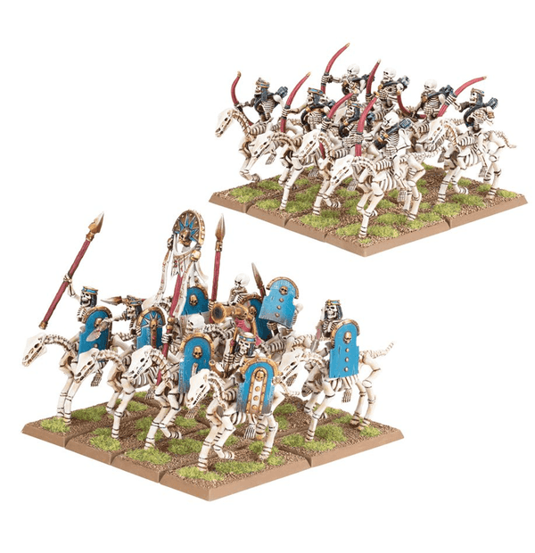 Games Workshop Warhammer The Old World - Tomb Kings of Khemri - Skeleton Horsemen and Horse Archers