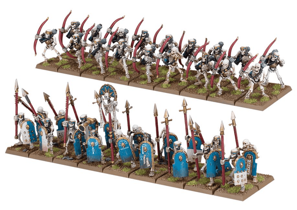 Games Workshop Warhammer The Old World - Tomb Kings of Khemri - Skeleton Warriors and Archers