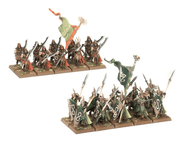 Games Workshop Warhammer The Old World - Wood Elf Realms - Eternal Guard and Wildwood Rangers