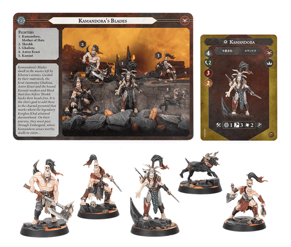 Games Workshop Warhammer Underworlds - Embergard - Kamandora's Blades